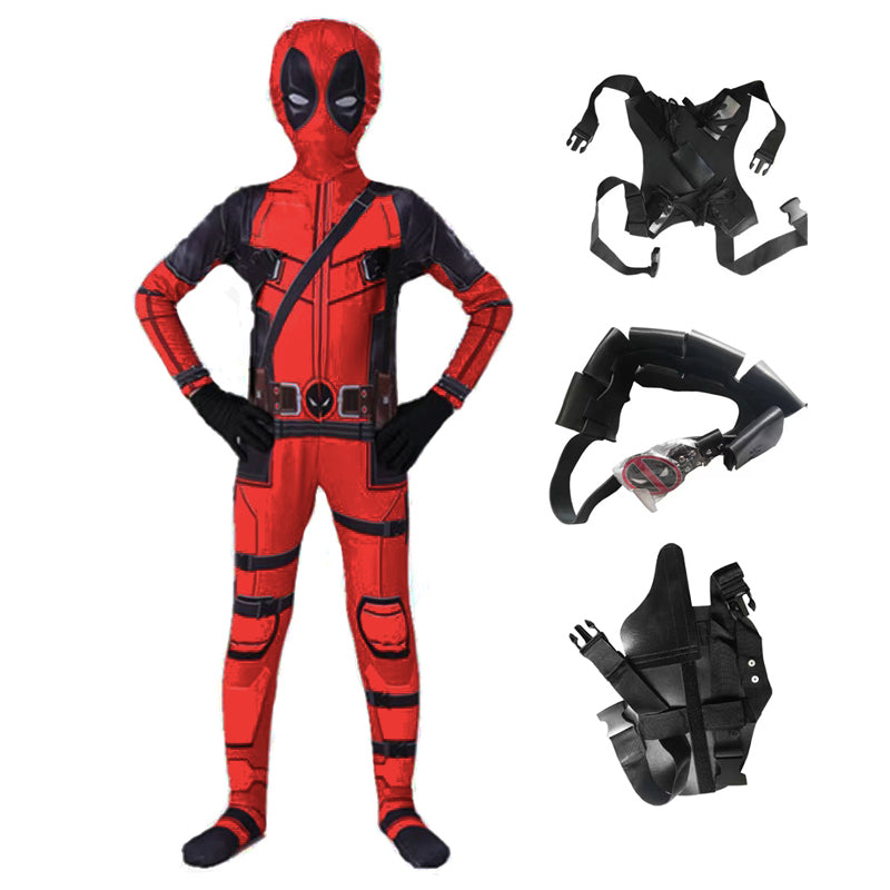 Deadpool 3D Printed Costume for Kids