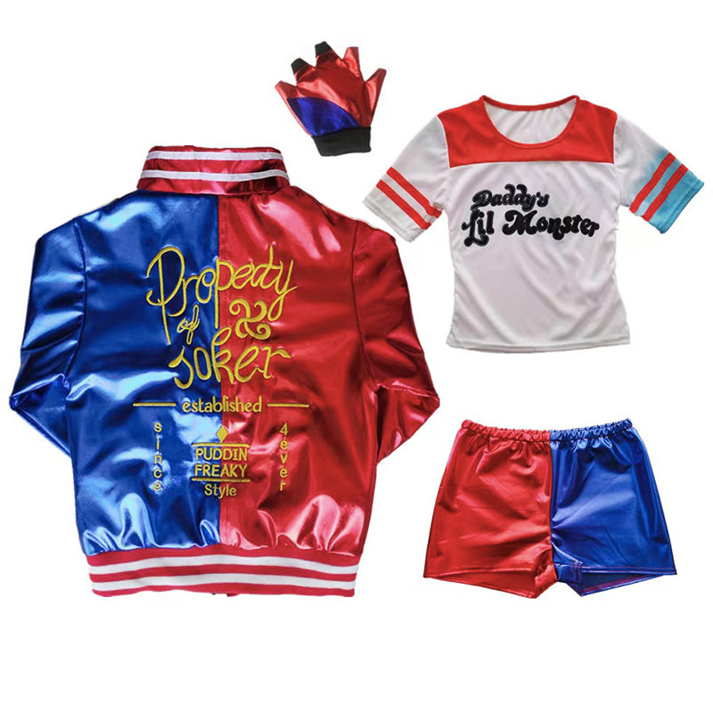 Harley Quinn Embroidered Costume for Kids