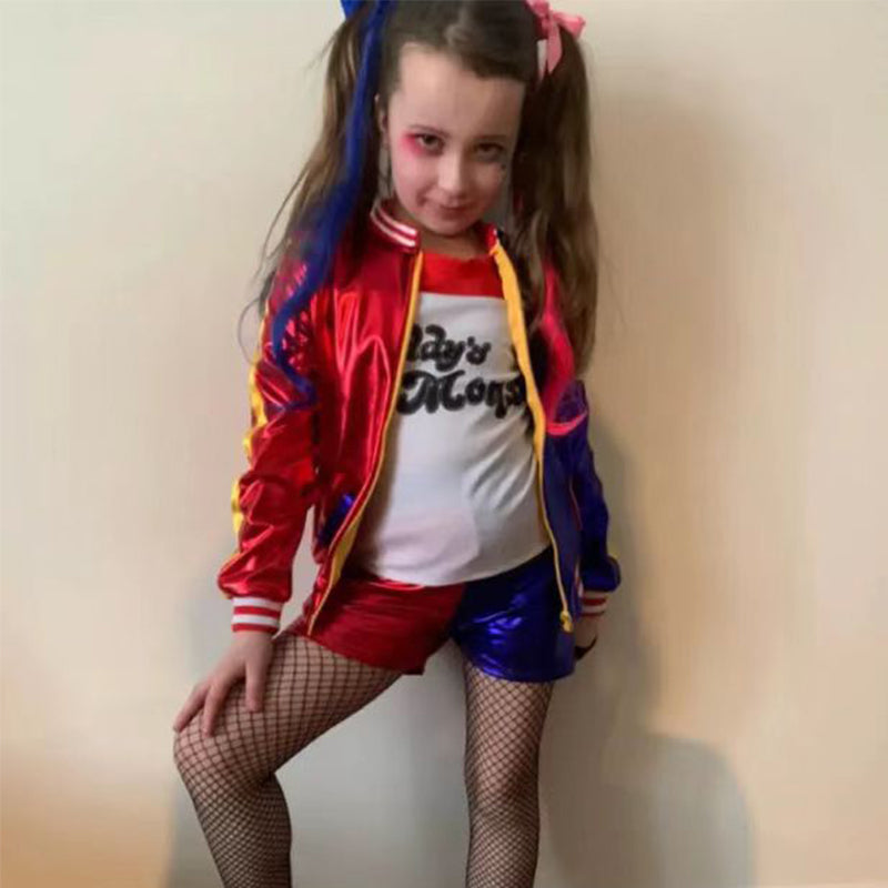 Harley Quinn - Parent-child Embroidery Outfit