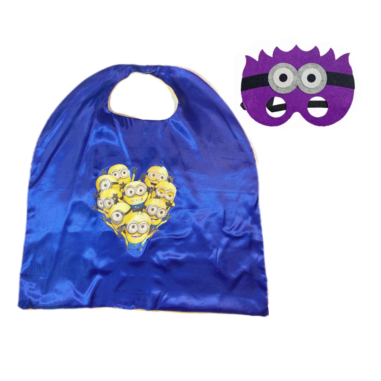 Superhero Cape and Mask Set - Cartoon Costume