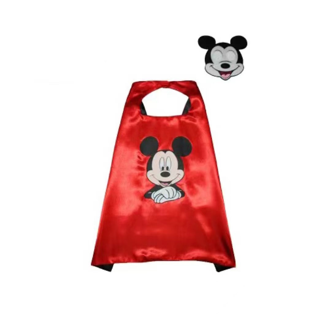 Superhero Cape and Mask Set - Cartoon Costume