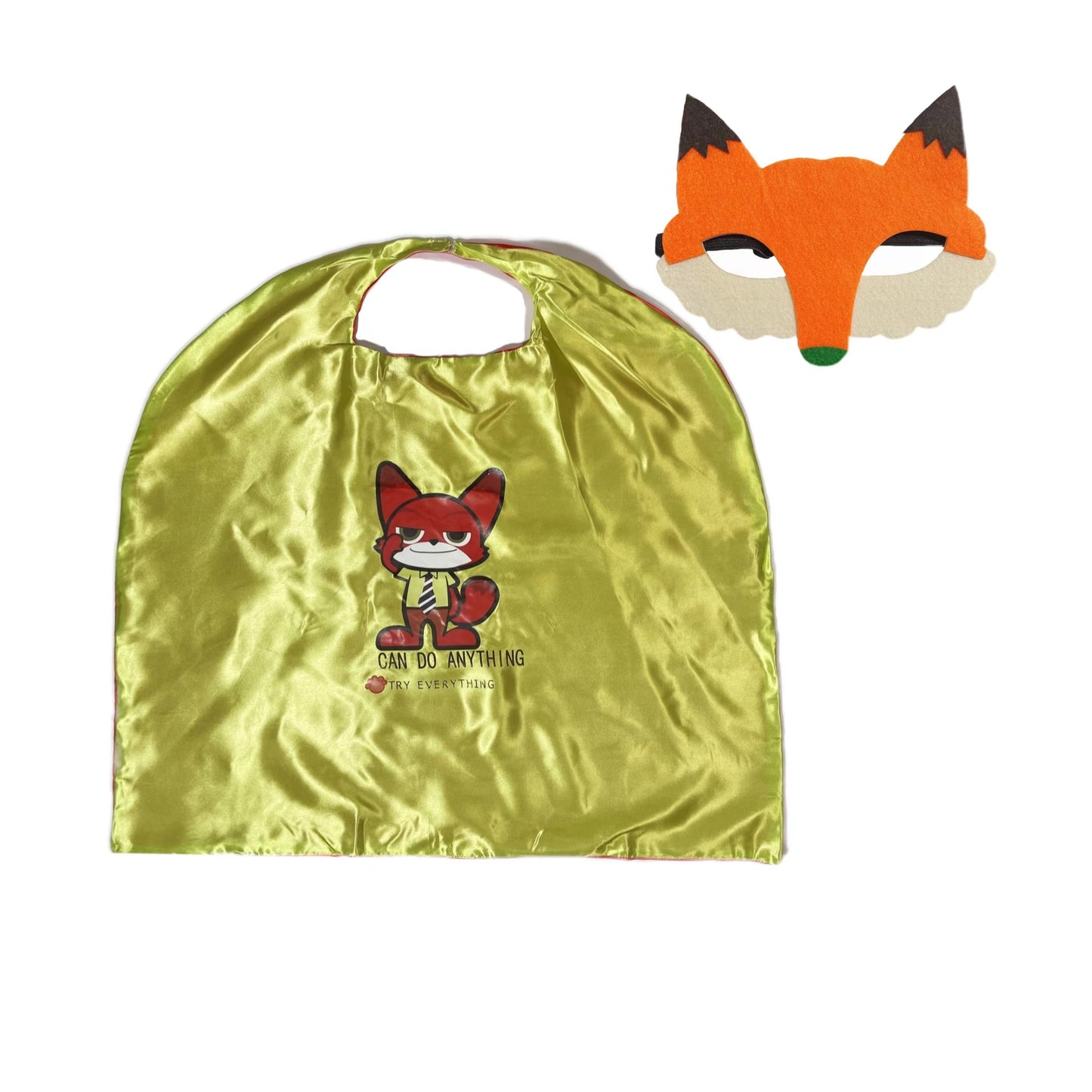 Superhero Cape and Mask Set - Cartoon Costume