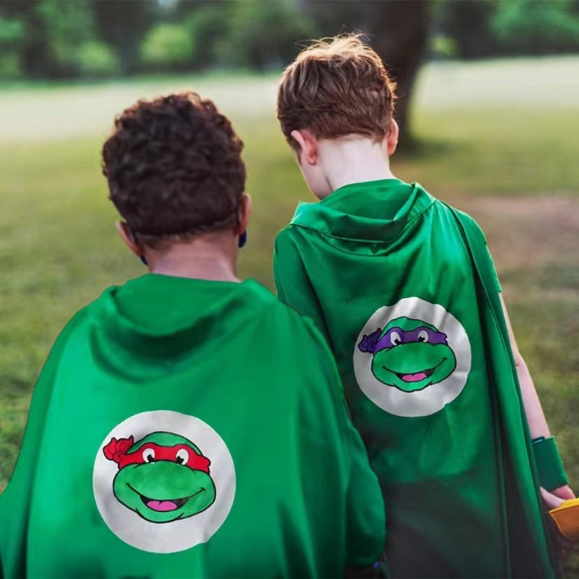 Superhero Cape and Mask Set - Ninja Turtle Costume