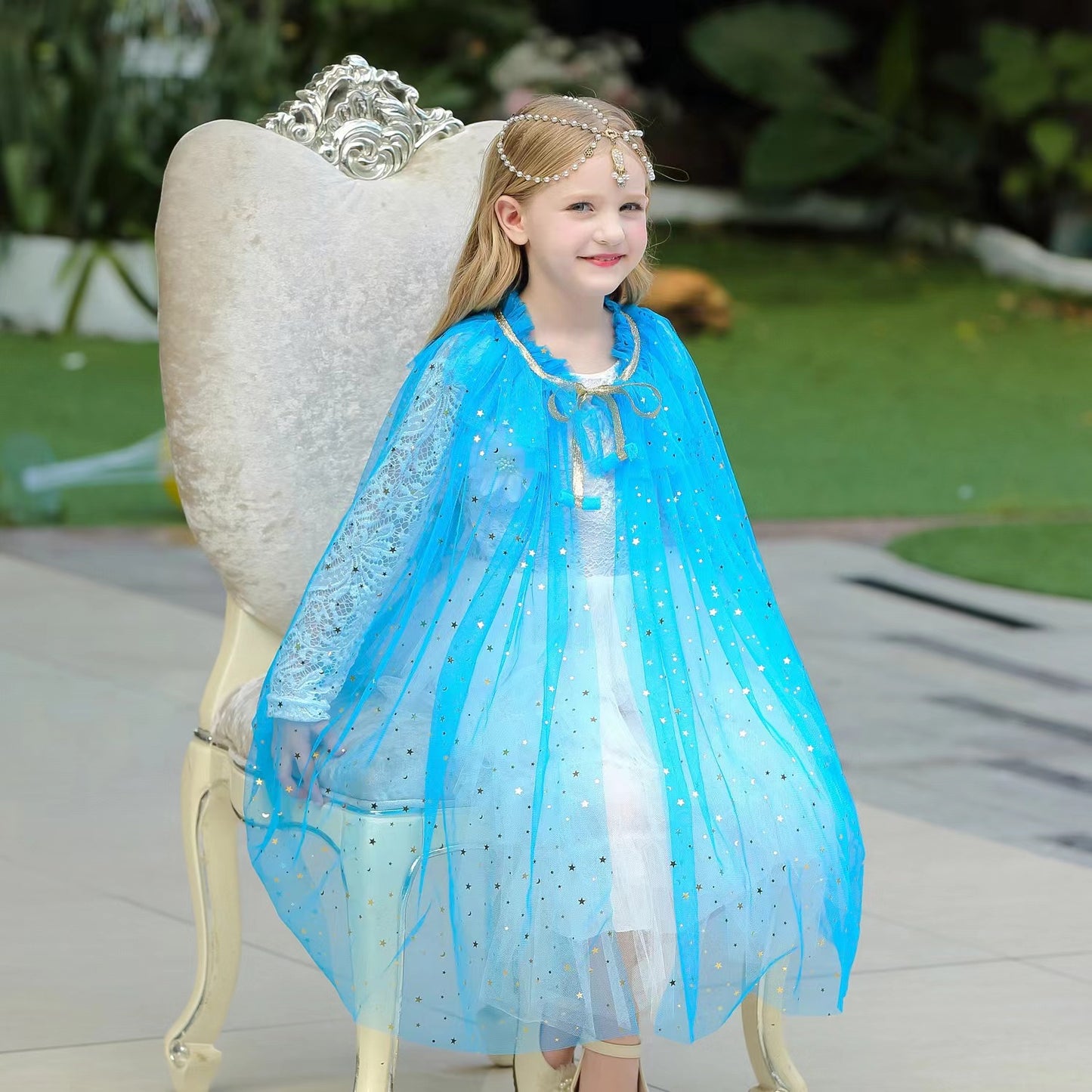 Girl Summer Princess Cape
