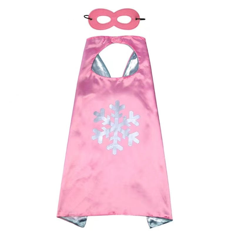 Superhero Cape and Mask Set - Princess Costume for Girl