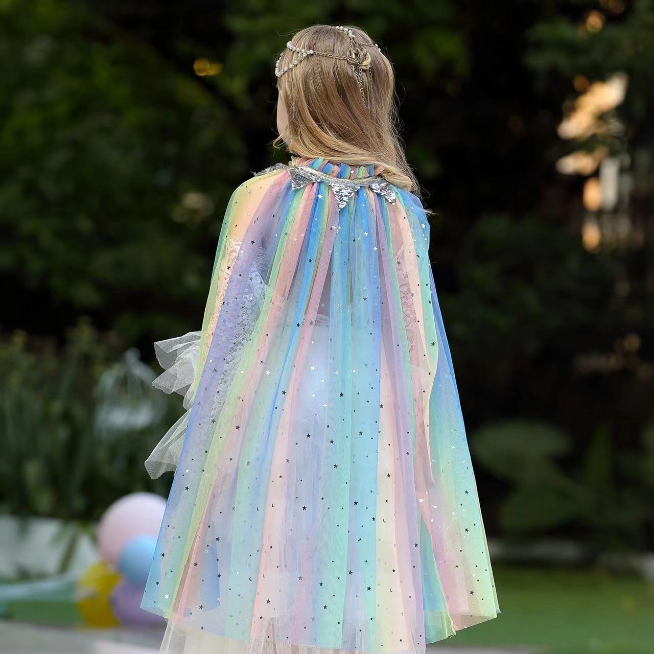 Girl Summer Princess Cape