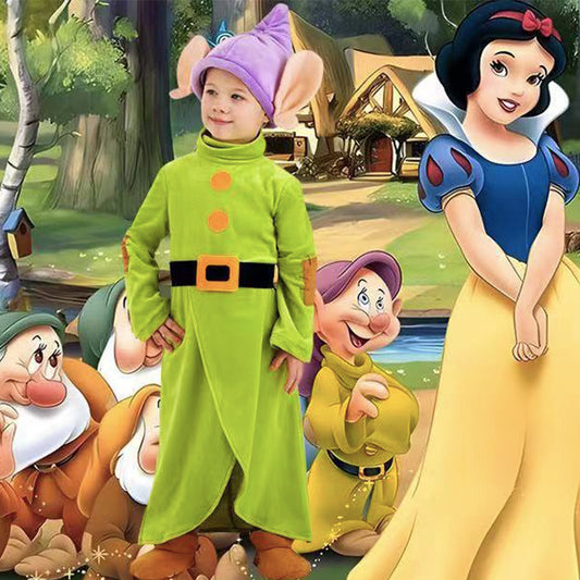 Snow White - Seven Dwarfs Dopey Costume for Kids