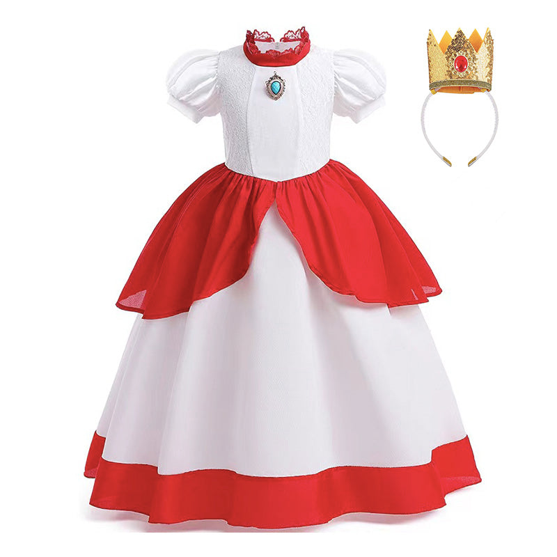 Super Mario Bros. - Princess Peach Costume for Kids