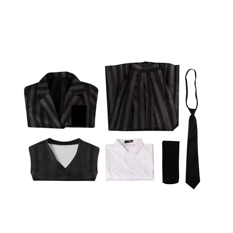Wednesday Addams Costumes - Parent-child Outfit