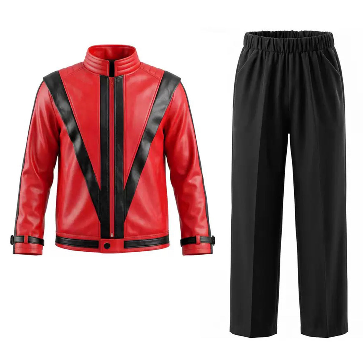 MJ Thriller 80S Red Jacket Costume for Kids