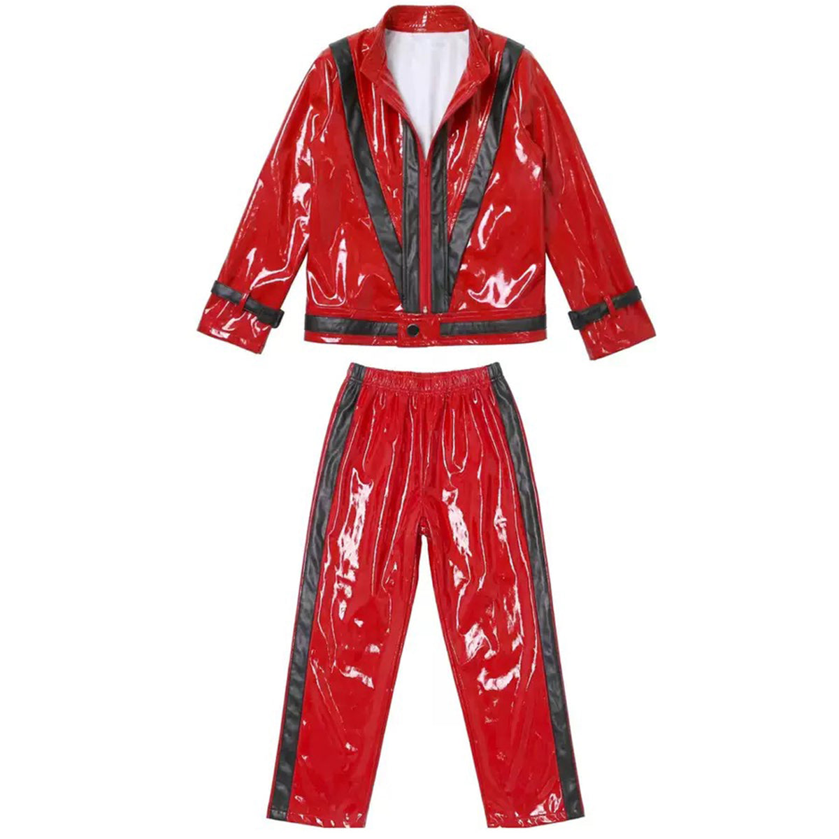 MJ Thriller 80S Red Jacket Costume for Kids