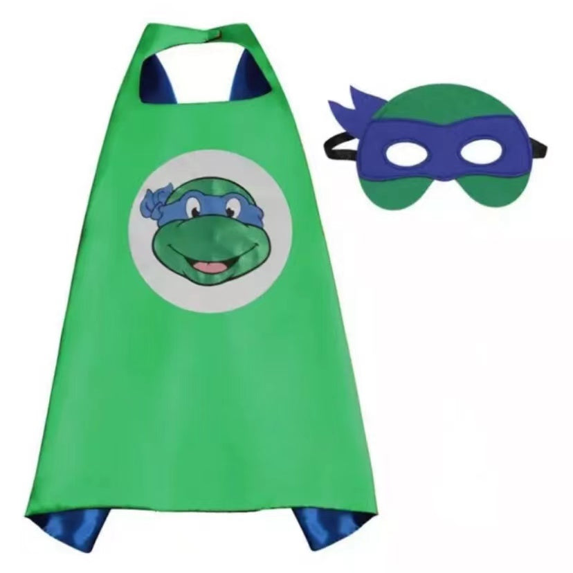 Superhero Cape and Mask Set - Ninja Turtle Costume
